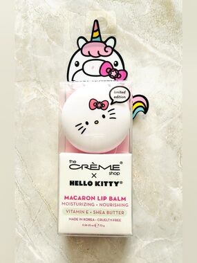 The Crème Shop x Hello Kitty Macaron Lip Balm Sweet Sprinkles Limited Edition